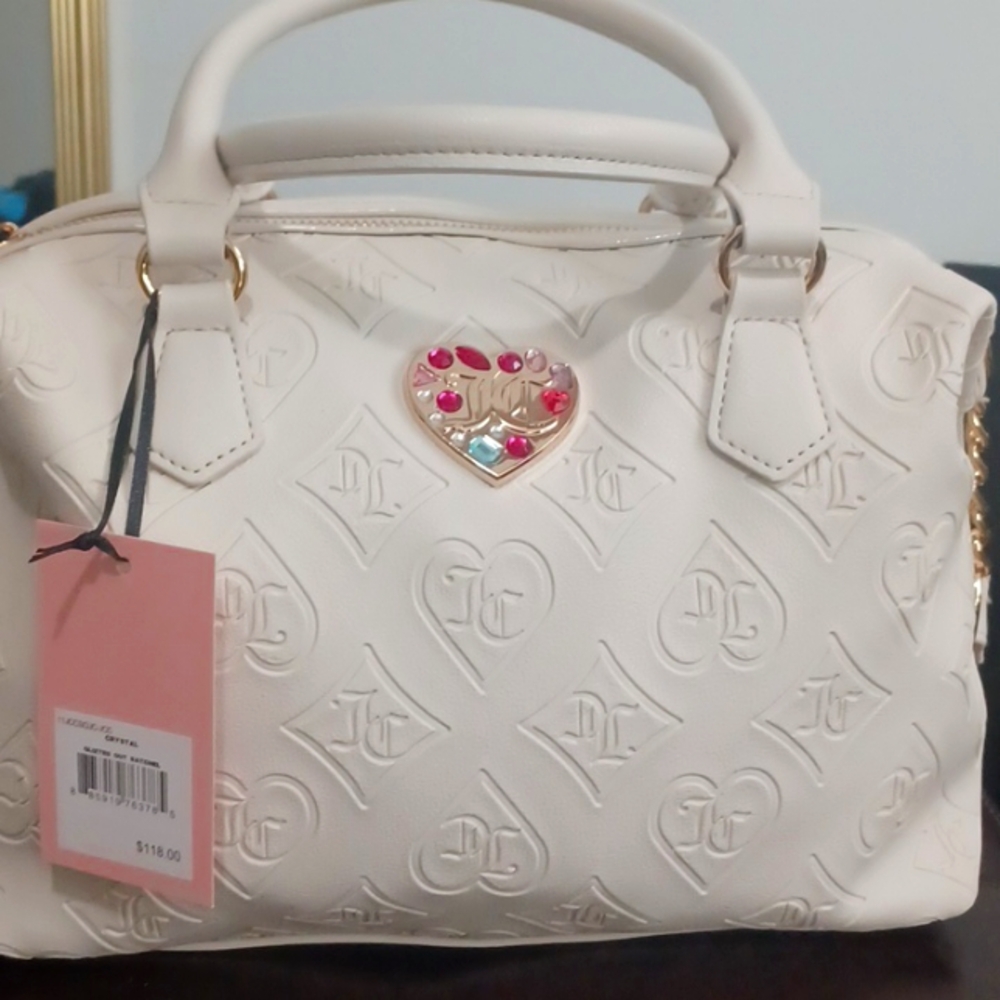 Juicy couture Glitzed Out crystal satchel Handbag